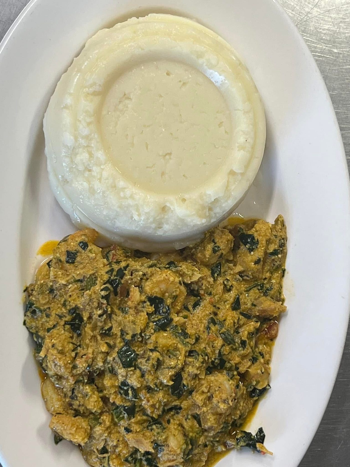 Egusi and fufu